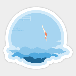 SkyDiving Sticker